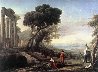 Italienische Küstenlandschaft
